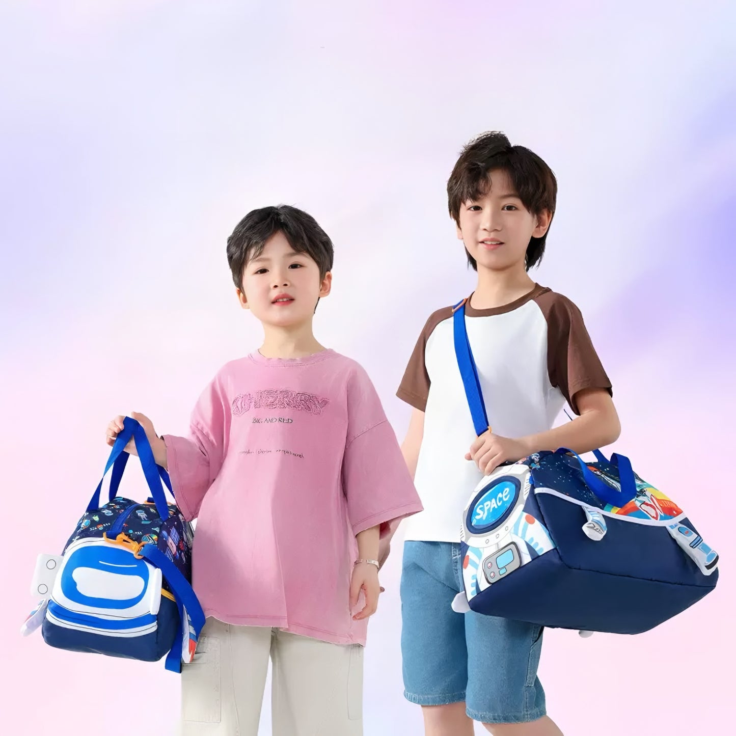 Super cute children’s Large Capacity shoulder duffel bag for trips and outing