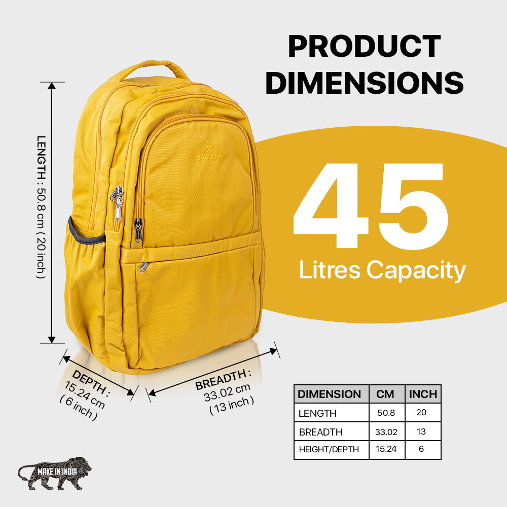 Bagmire Waterproof Laptop Backpack | Stylish Casual Daypack for Travel & School
