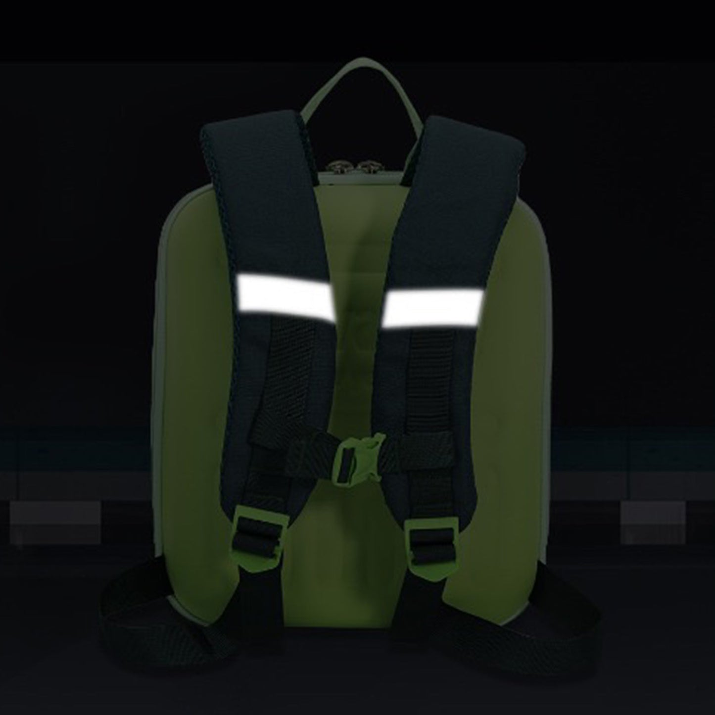 Kawaii Panda TV Hard Shell Backpack for Toddlers (2-5 Yrs) – Wipe-Clean EVA Preschool Bag & Mini Daypack