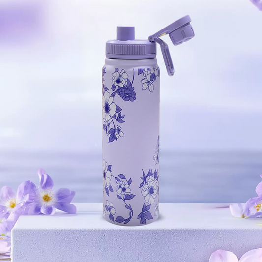 Flower Insulated Steel Bottle