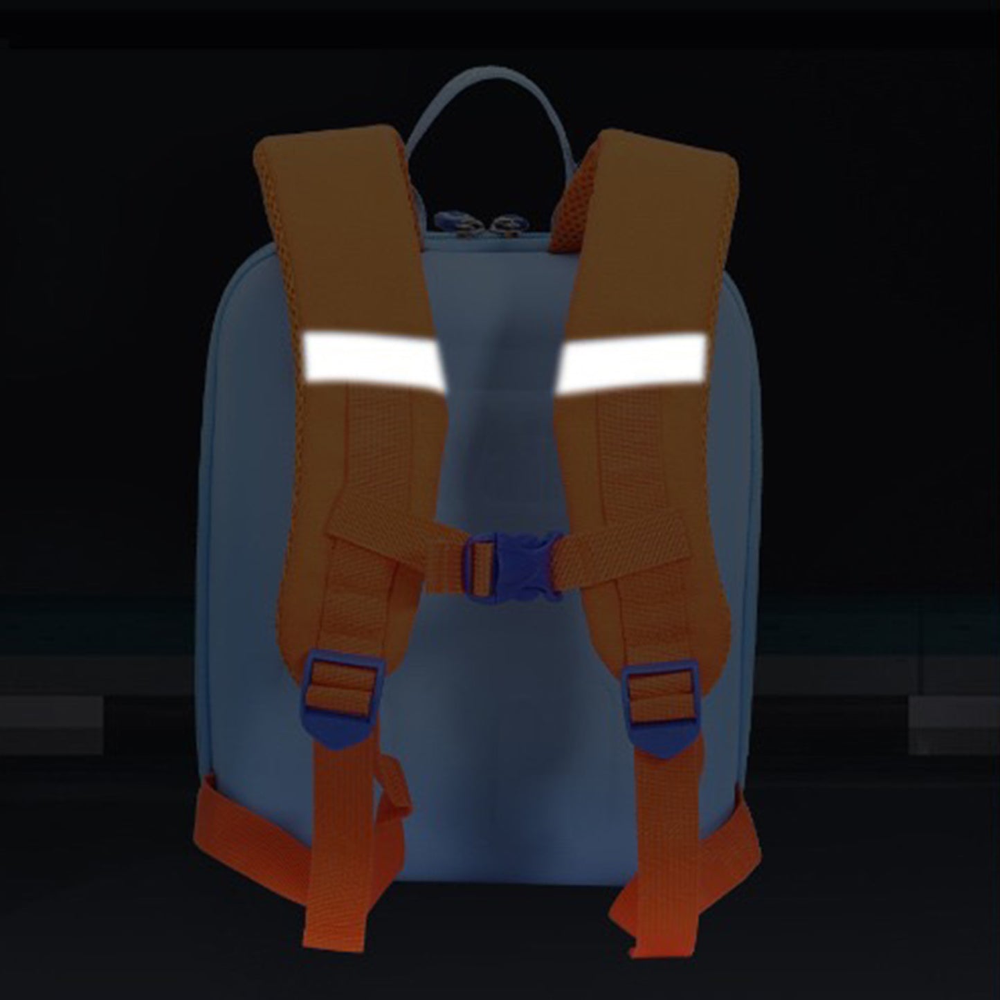 Astronaut TV Hard Shell Backpack for Toddlers (2-5 Yrs) – Wipe-Clean EVA Preschool Bag with Rocket Design