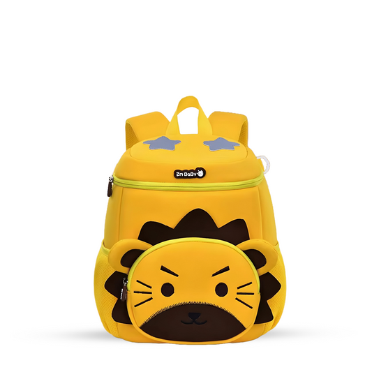 Cheerful Yellow Kids Backpack, Lightweight & Spacious - Bagmire