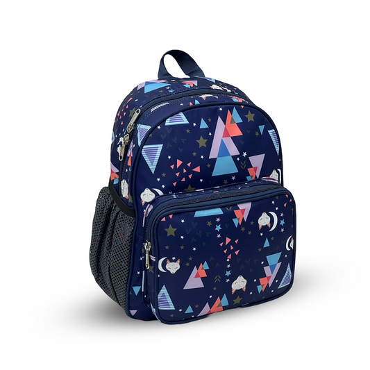 BM-1117 Backpack Mix Navy Blue - Bagmire