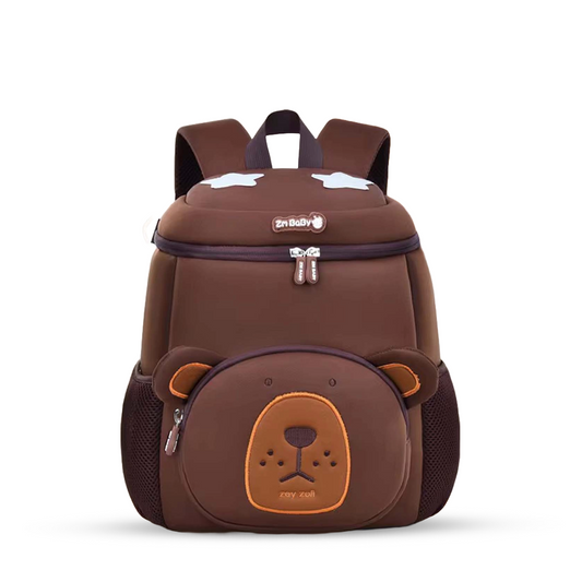 Warm Brown Kids Backpack, Lightweight & Spacious - Bagmire