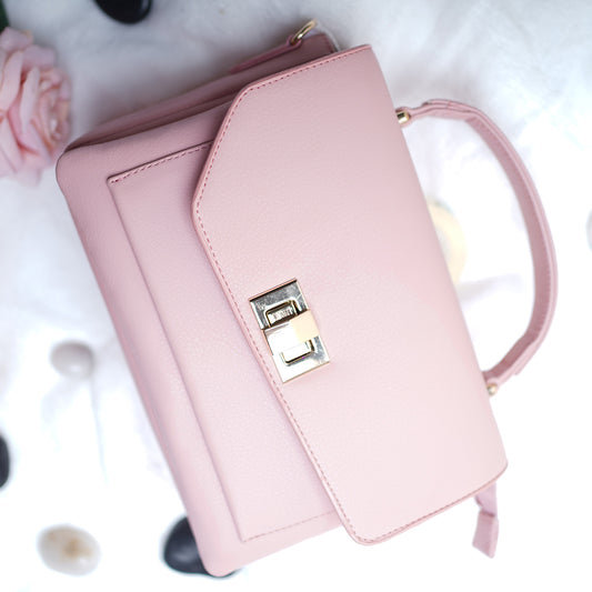 Bagmire |Women's Sling Bag With Adjustable Crossbody Strap-Pink