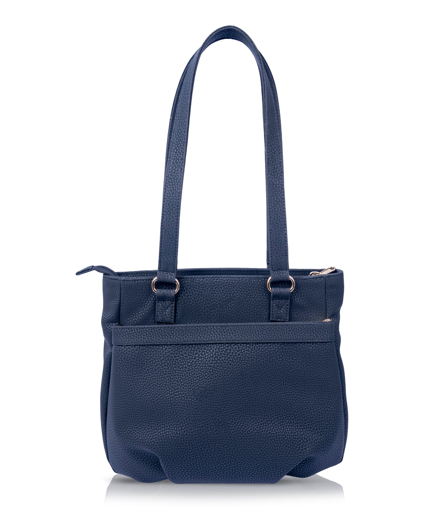 Bagmire Chic Navy Hobo Bag - Versatile PU Leather Shoulder Purse for Daily Essentials