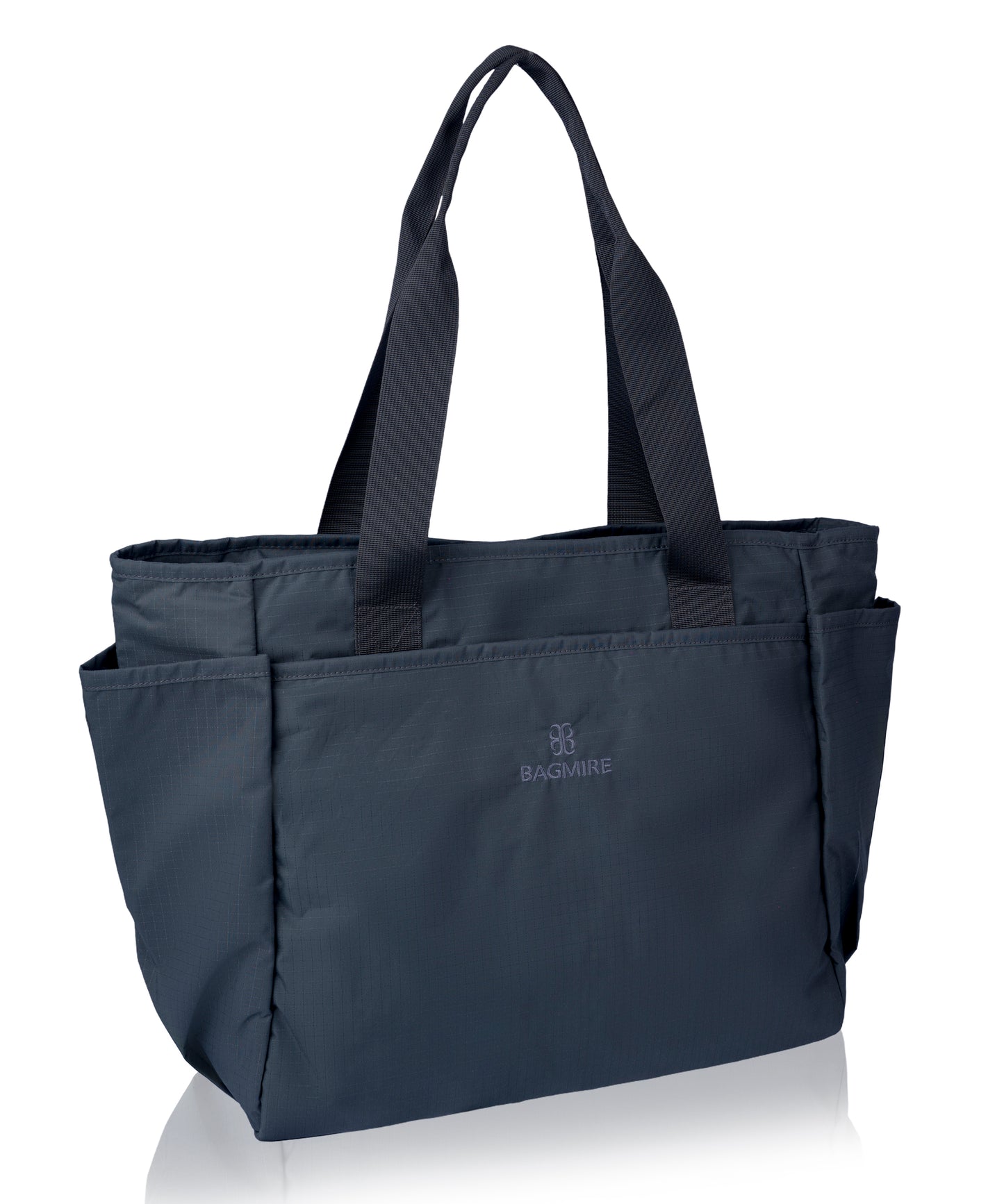 Bagmire Waterproof Tote Bag - Lightweight, Durable Shopping & Commuter Bag with Bottle/Umbrella Pocket