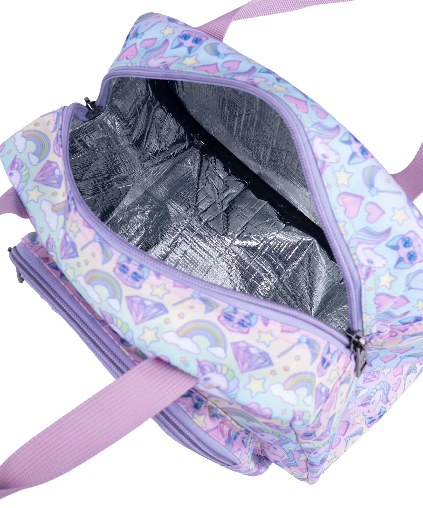 Unicorn Insulated Lunch Bag for Girls – Waterproof, Dual Compartments, Foil Lining | BAGMIRE