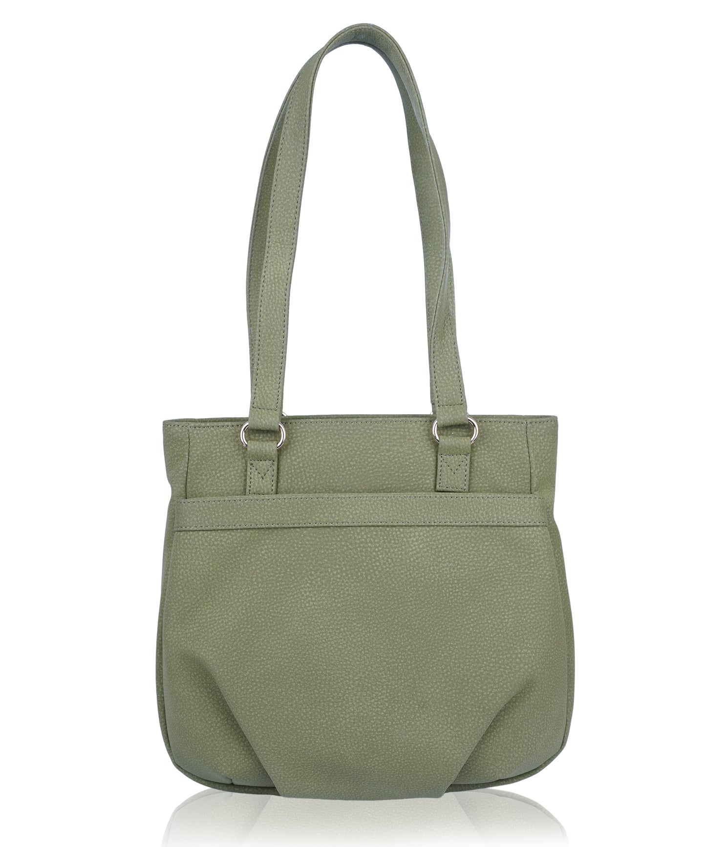 Bagmire Chic Faux Leather Shoulder Tote: Versatile Everyday Handbag
