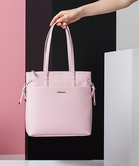 Bagmire Women's Faux Leather Tote Bag- Stylish Commuter Shoulder Handbag