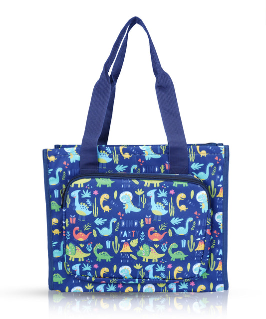 Bagmire Dinosaur Print Art & Drawing Bag – Trendy Tutorial Bag for Kids