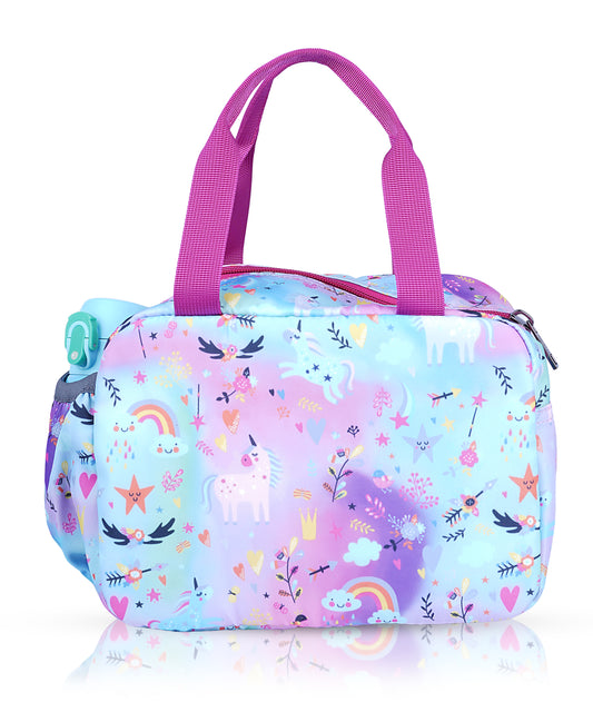 Unicorn Rainbow Kids Insulated Lunch Bag – Cute & Spacious Food Carry Bag for School and Picnic | BAGMIRE