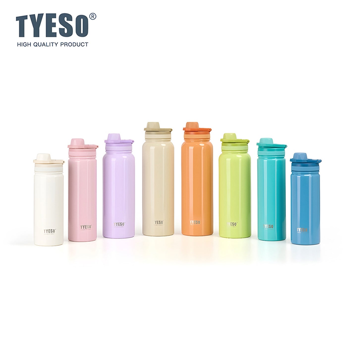 TYESO 750ml Insulated Bottle – Stylish, Durable & Travel-Friendly Beige - Bagmire