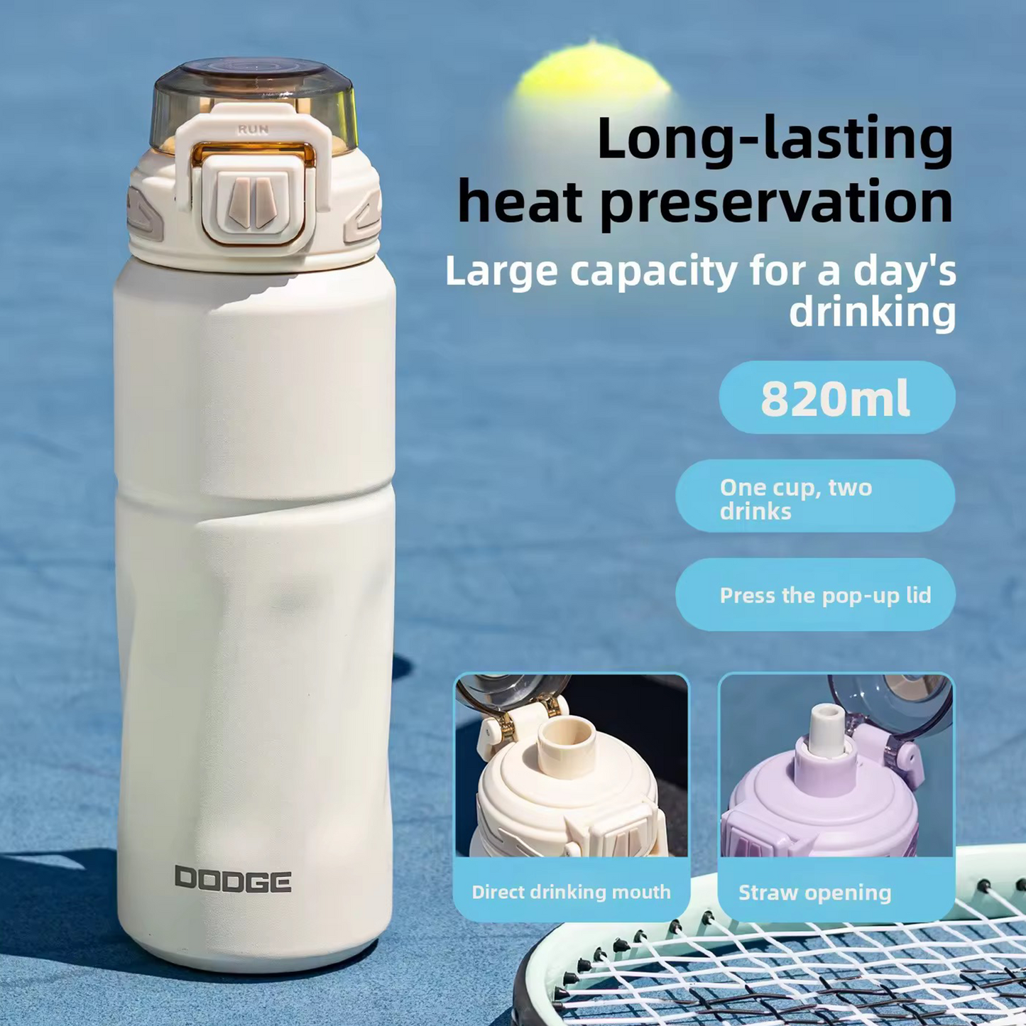 Dodge Sports Insulated Steel Bottle