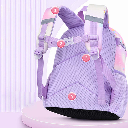 Pink Mermaid Kids Backpack, Durable - Bagmire