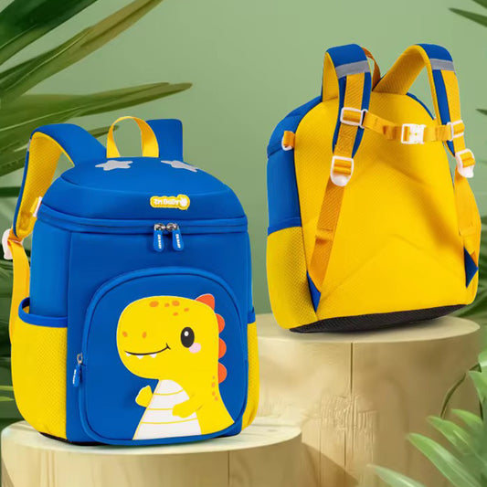 Sunny Yellow Dinosaur Kids Backpack - Bagmire