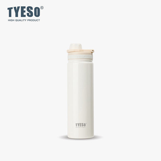 TYESO 750ml Insulated Bottle – Stylish, Durable & Travel-Friendly White - Bagmire
