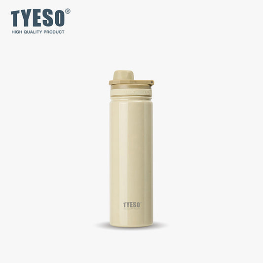 TYESO 750ml Insulated Bottle – Stylish, Durable & Travel-Friendly Beige - Bagmire
