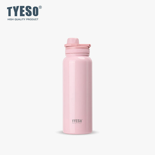 TYESO 1050ml Stainless Steel Insulated Water Bottle – Hot & Cold Flask, Leak-Proof Travel Bottle Pink - Bagmire