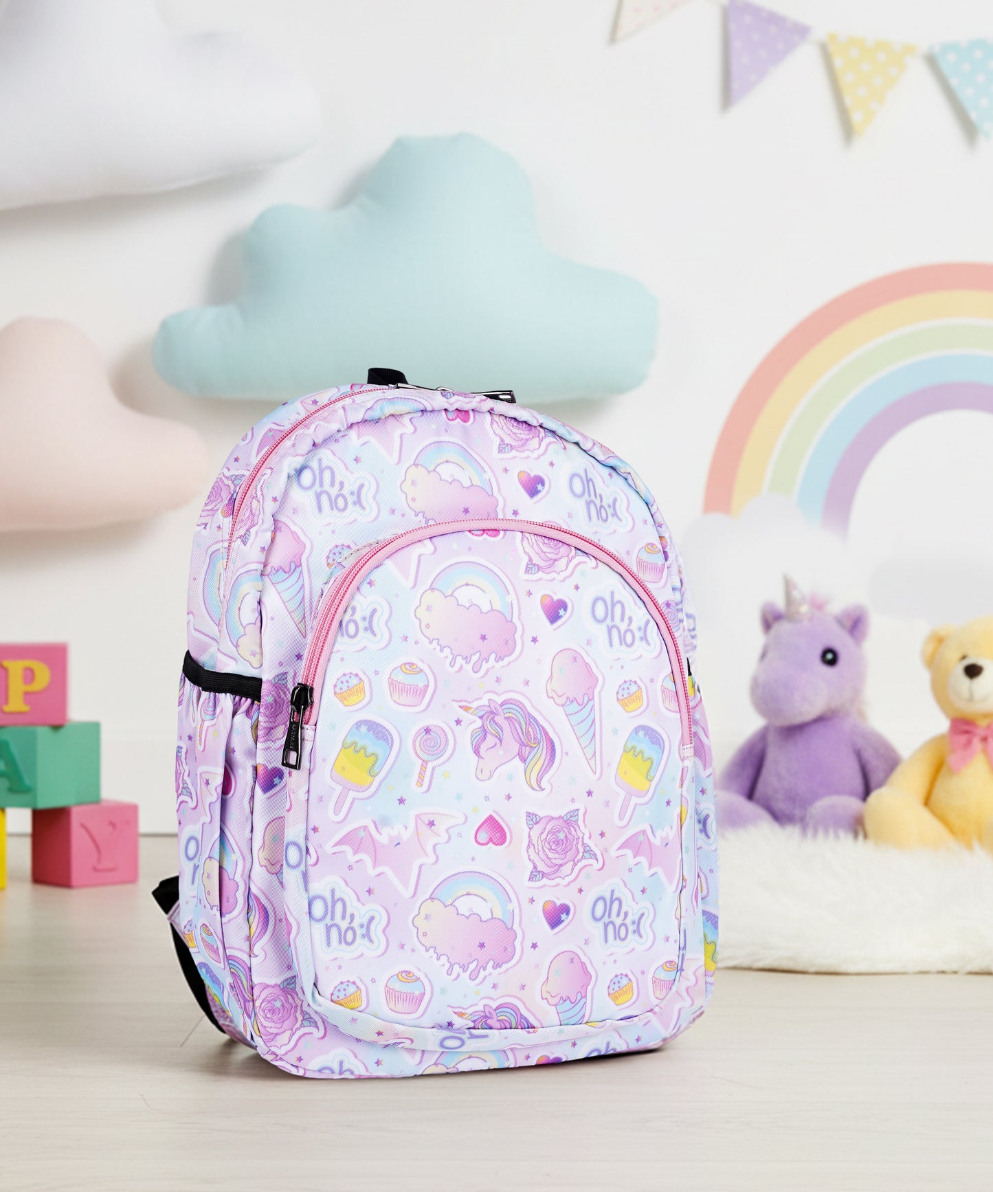 Bagmire Girls' Unicorn Magic Waterproof Backpack-School Bag for Kids