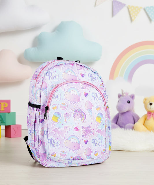 Bagmire Girls' Unicorn Magic Waterproof Backpack-School Bag for Kids