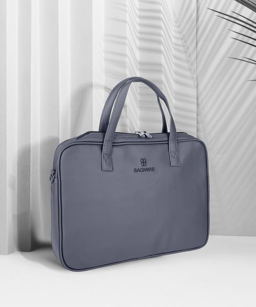 Bagmire 13 Inch Laptop Bag for Women-Gray