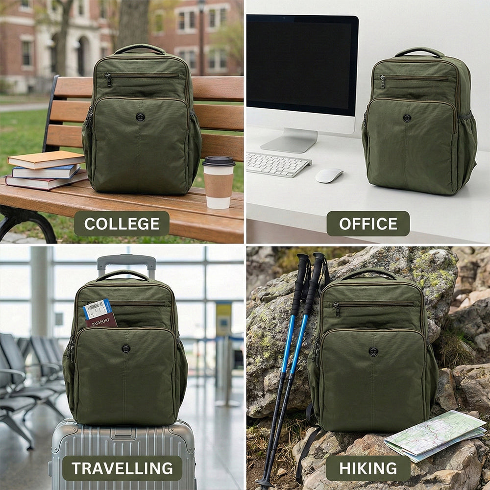 Bagmire High-Quality Waterproof Daypack - Rugged All-Weather Bag for School & Office Use
