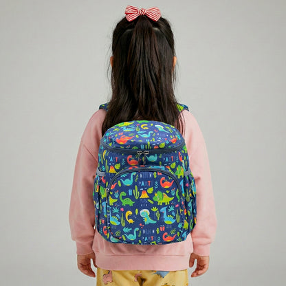 Bagmire Waterproof Dinosaur School Backpack For-Kids