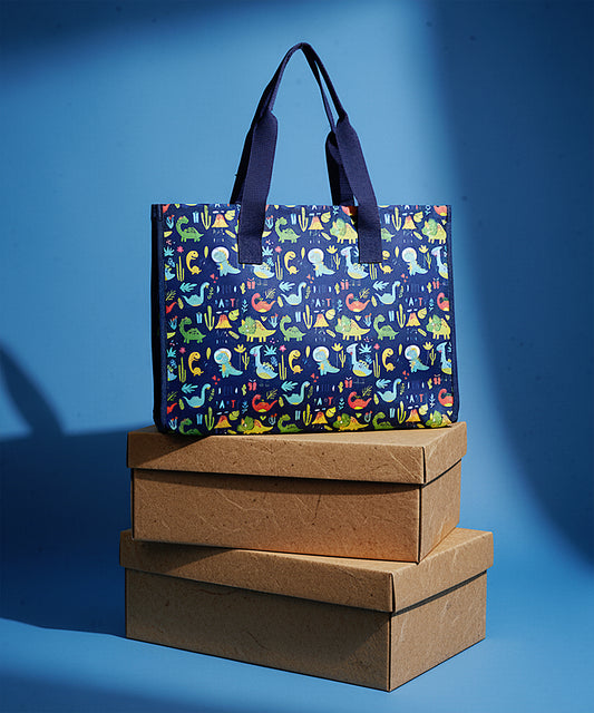 Dino Dreams A3 Art Bag by Bagmire:Carry your Creativity in Style