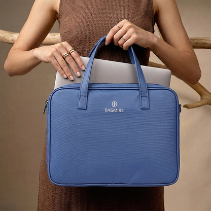 Bagmire 13 Inch Laptop Bag for Women-Blue