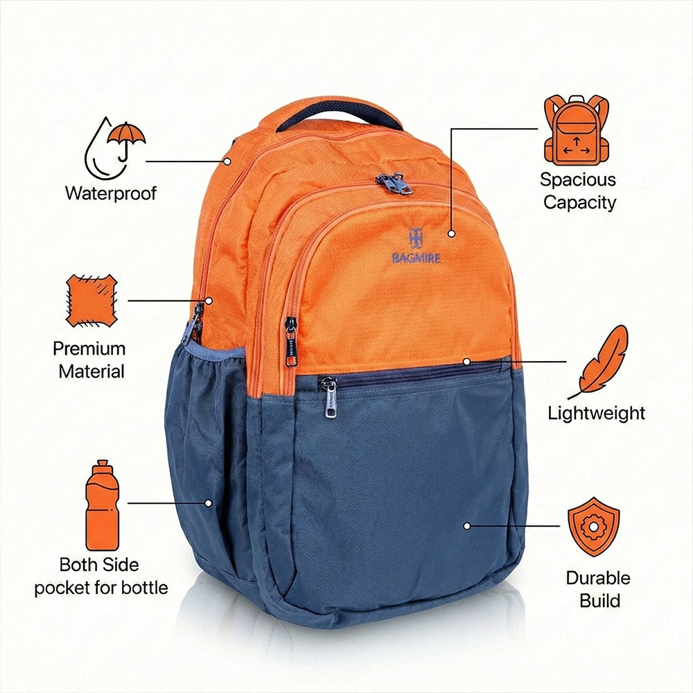 Bagmire Adventure Backpack | Stylish & Durable for Travel, School & Work