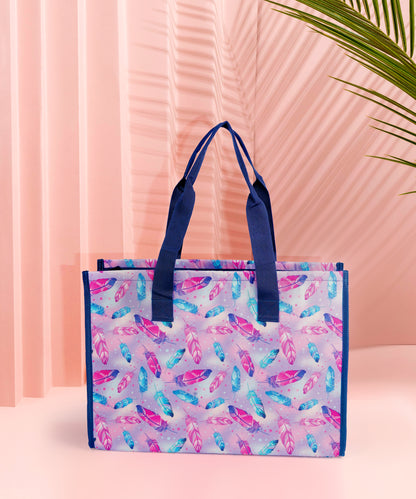 Bagmire's Whimsical Feather A3 Art Bag: Inspire Your Next Masterpiece