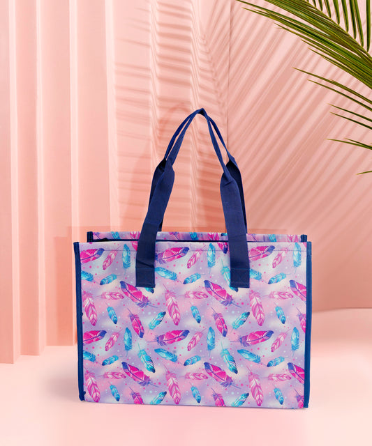 Bagmire's Whimsical Feather A3 Art Bag: Inspire Your Next Masterpiece