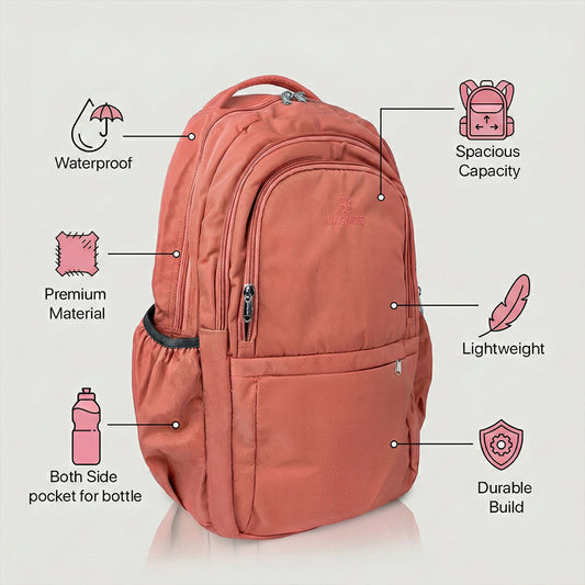Bagmire Waterproof Laptop Backpack | Stylish Casual Daypack for Travel & School