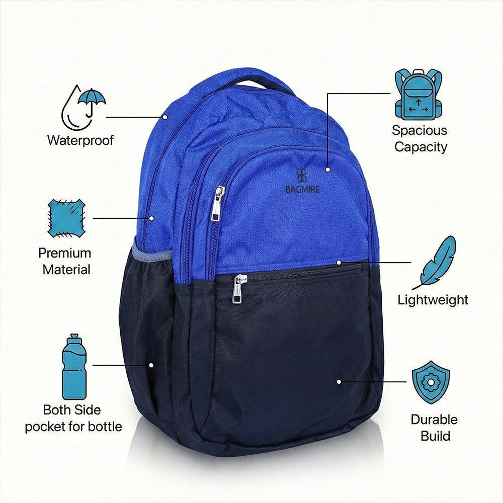Bagmire Adventure Backpack | Stylish & Durable for Travel, School & Work