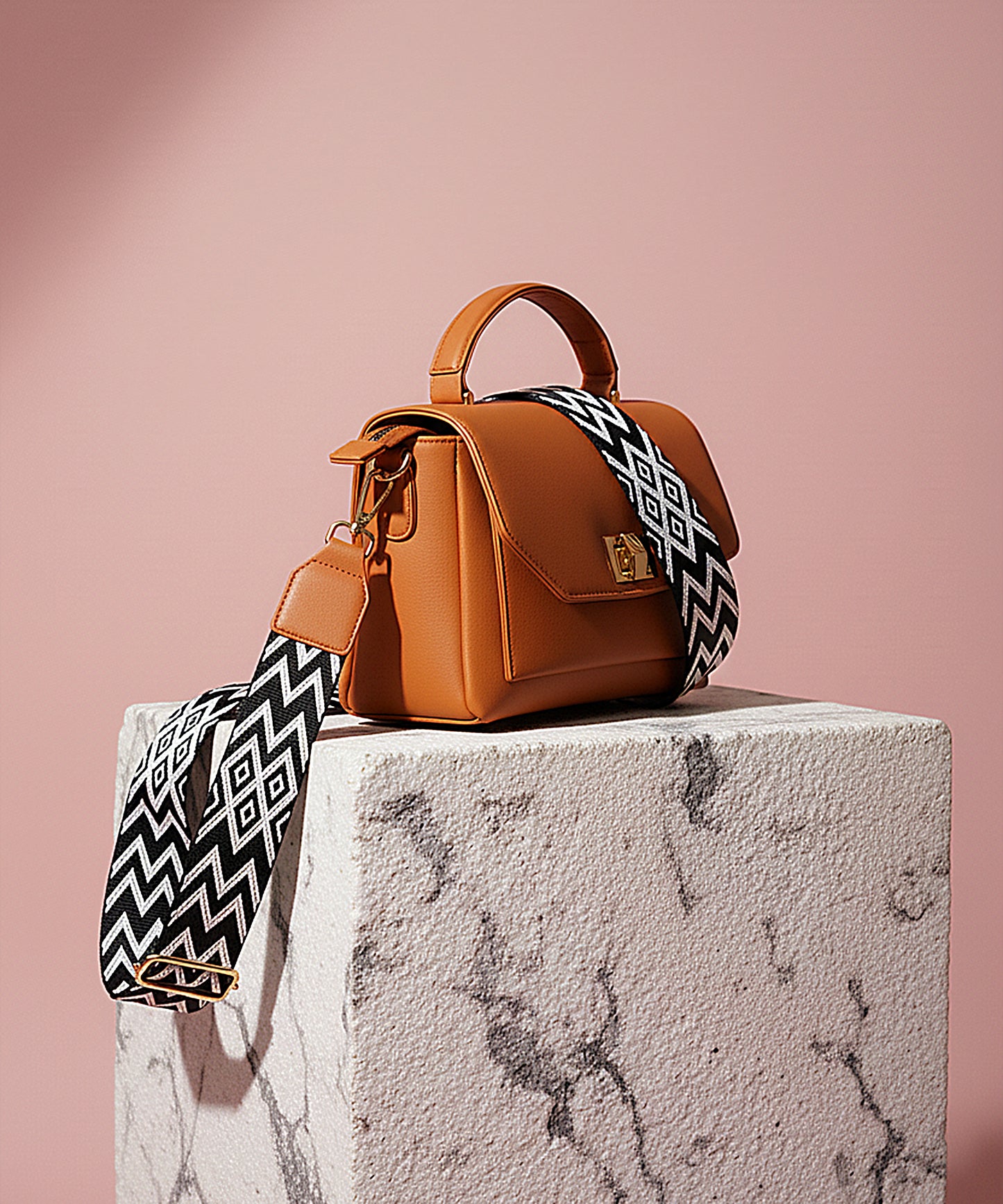 Bagmire |Women's Sling Bag With Adjustable Crossbody Strap-Brown