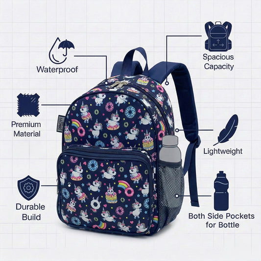 BM-1117 Backpack Mix Bluue