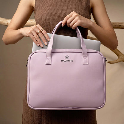 Bagmire 13 Inch Laptop Bag for Women-Pink