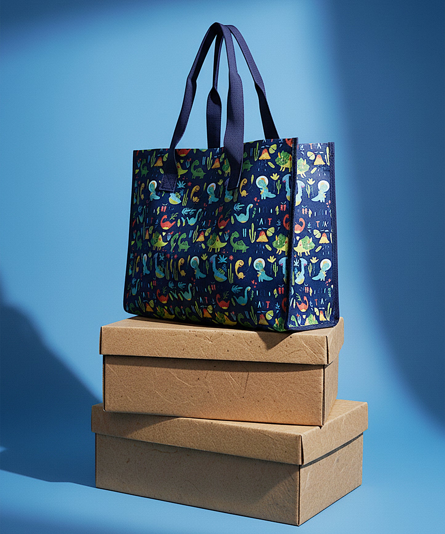 Dino Dreams A3 Art Bag by Bagmire:Carry your Creativity in Style