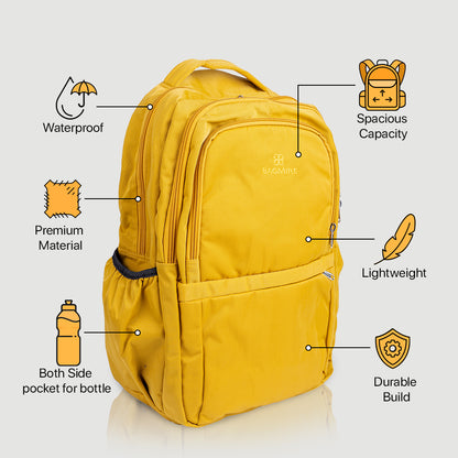 Bagmire Waterproof Laptop Backpack | Stylish Casual Daypack for Travel & School