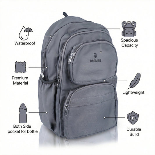 Bagmire Urban Explorer Backpack- Stylish & Durable for Daily Adventures