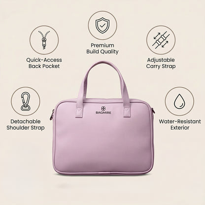 Bagmire 13 Inch Laptop Bag for Women-Pink