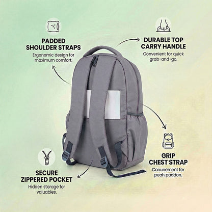 Bagmire Urban Explorer Backpack- Stylish & Durable for Daily Adventures