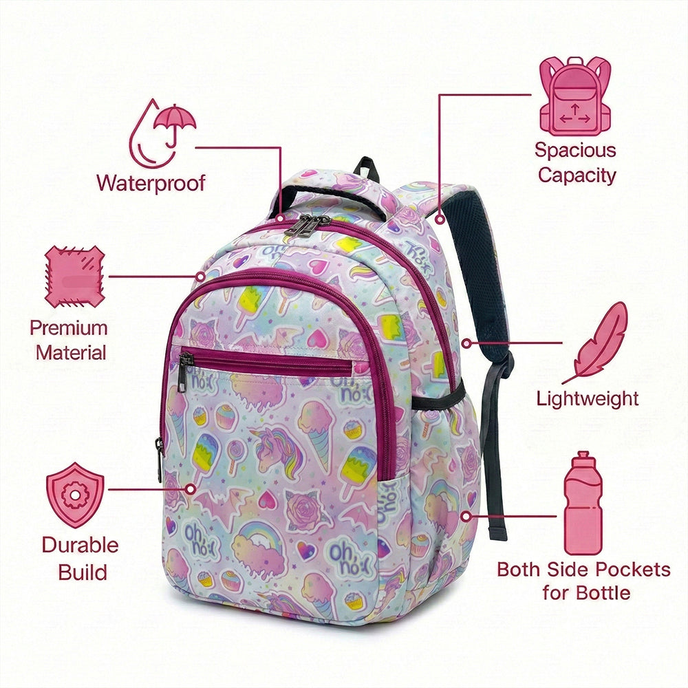 BM-1133 Backpack Light Pink