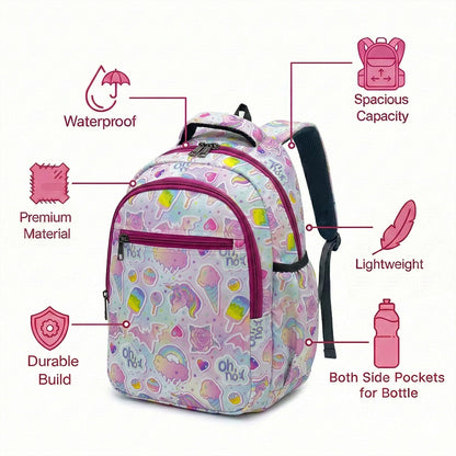 BM-1133 Backpack Light Pink