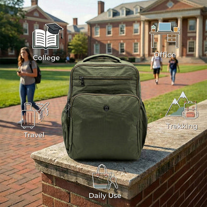 Bagmire High-Quality Waterproof Daypack - Rugged All-Weather Bag for School & Office Use