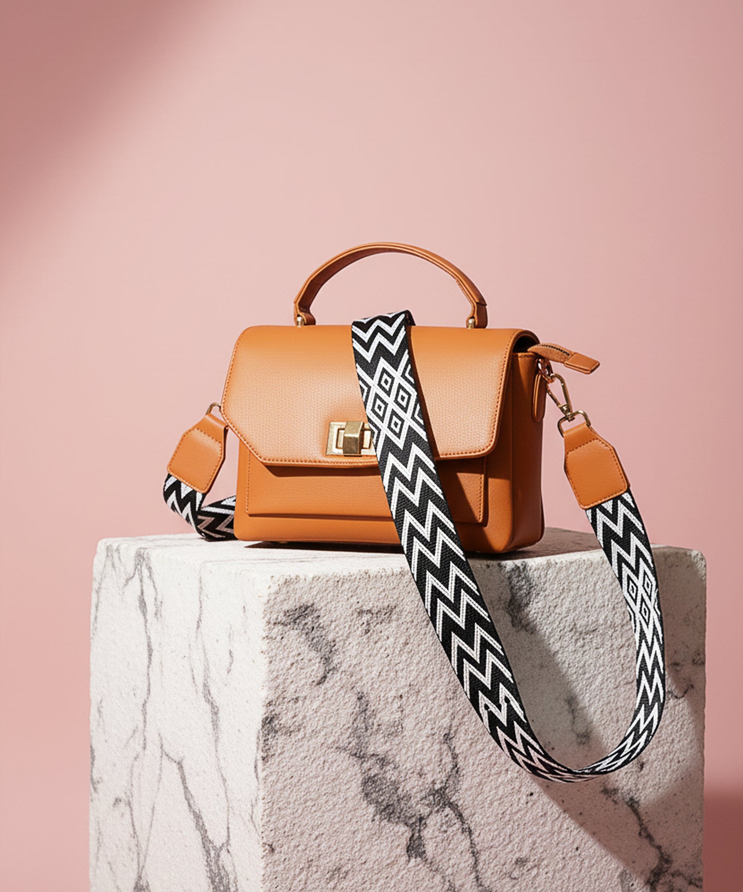 Bagmire |Women's Sling Bag With Adjustable Crossbody Strap-Brown