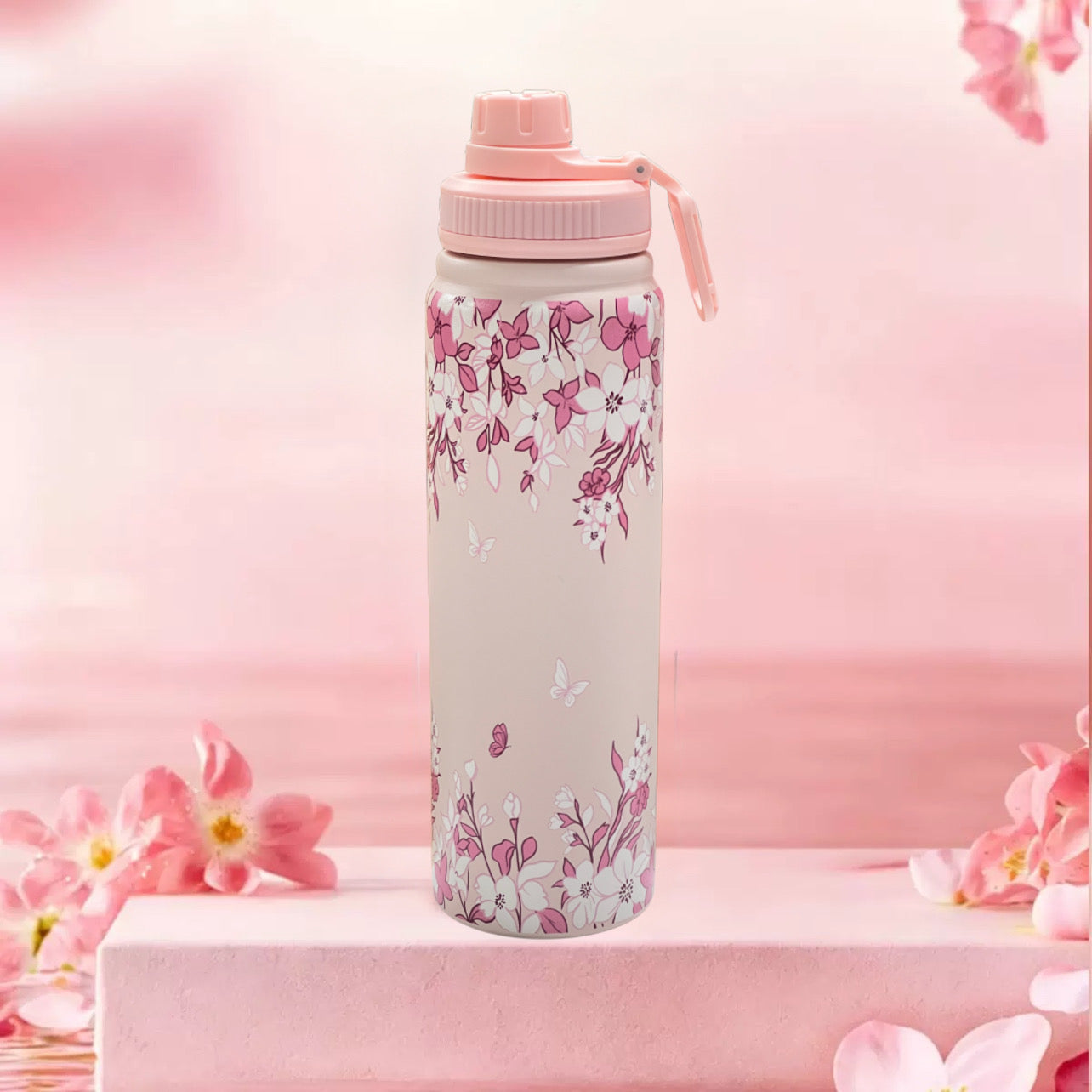 Flower Insulated Steel Bottle