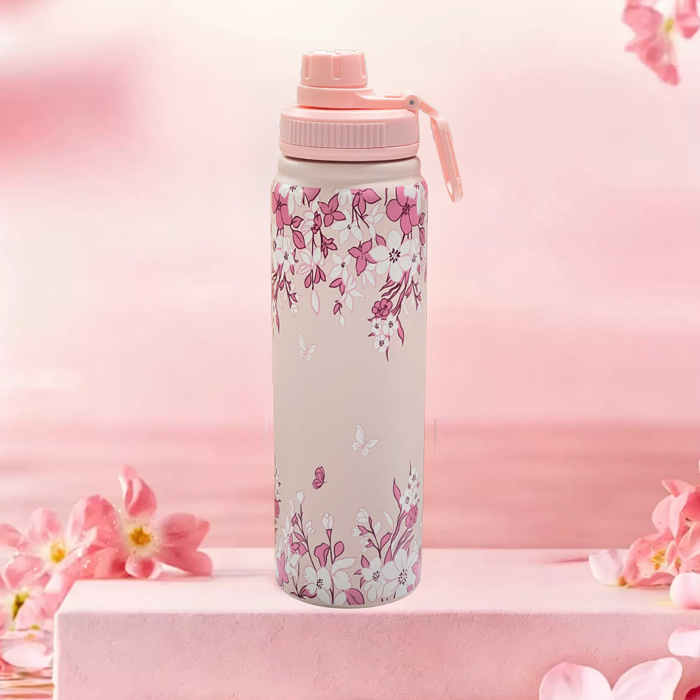 Flower Insulated Steel Bottle