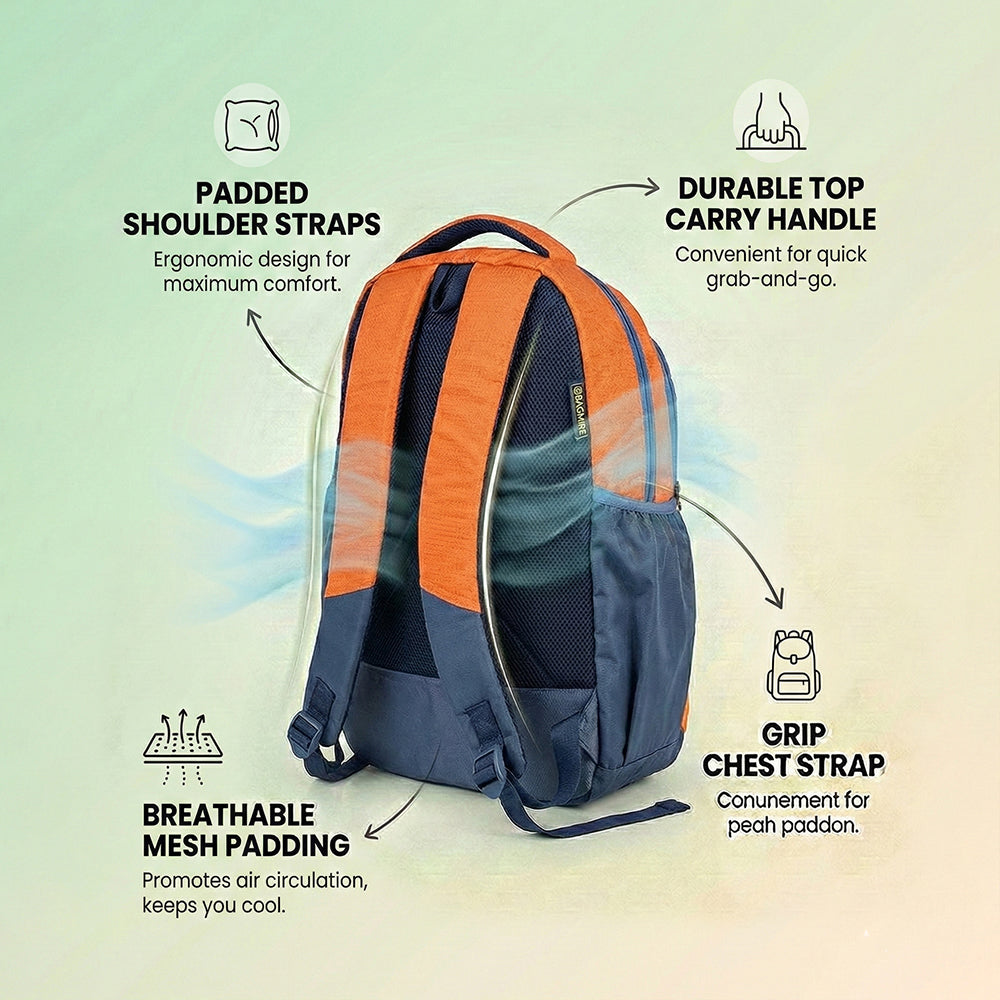 Bagmire Adventure Backpack | Stylish & Durable for Travel, School & Work